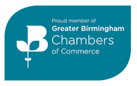Proud member of Great Birmingham Chambers of Commerce 